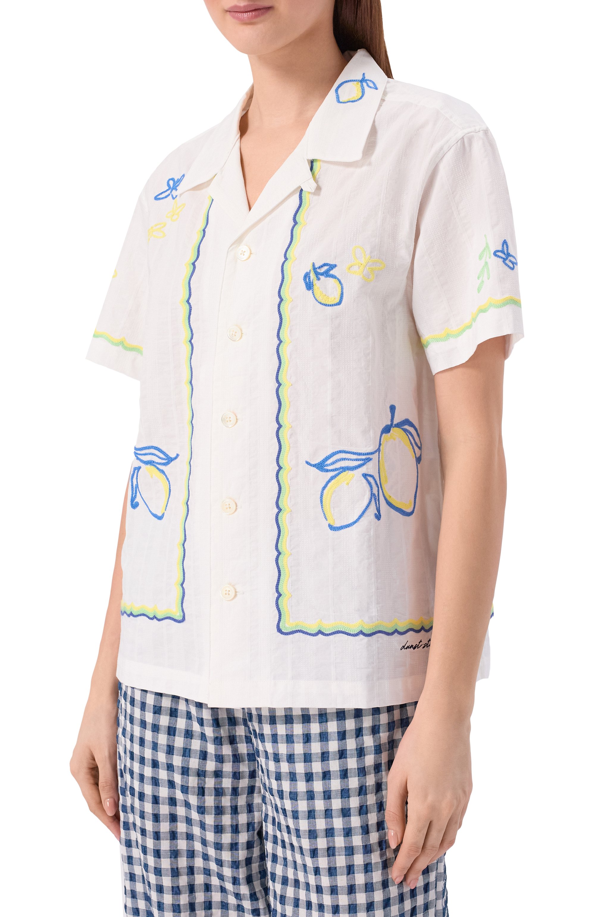 Хлопковая рубашка DUNST, арт. UDSH6B121Y1, фото 3