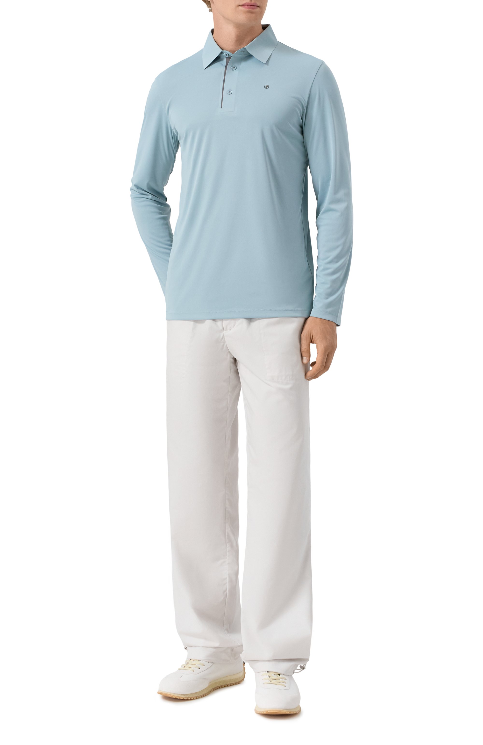 Брюки из хлопка и лиоцелла 12 STOREEZ, арт. 132322, фото 2