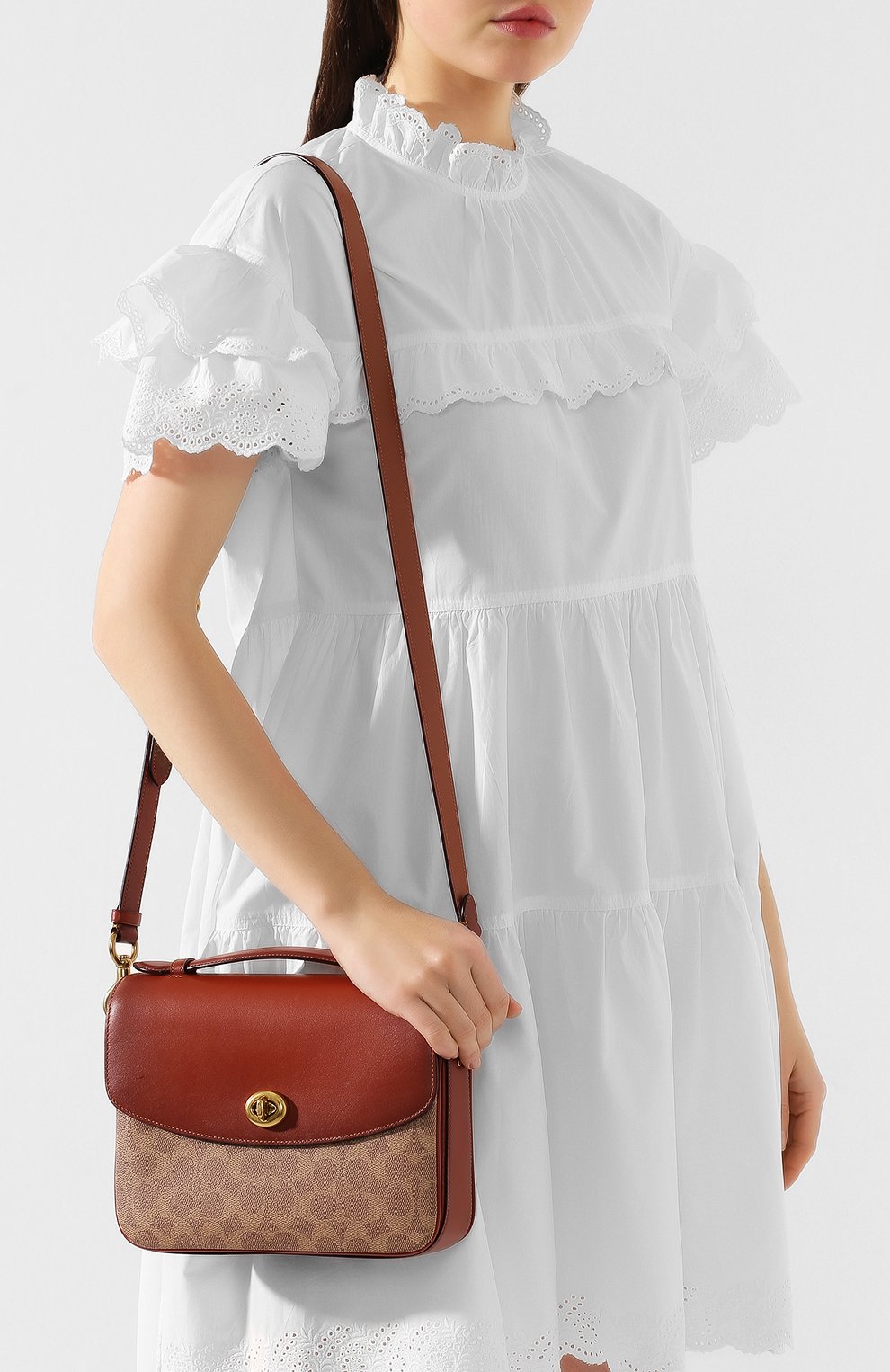 Сумка cassie COACH коричневого цвета по цене 49750 руб., арт. 68349, фото 5 Сумка cassie COACH, арт. 68349, фото 5