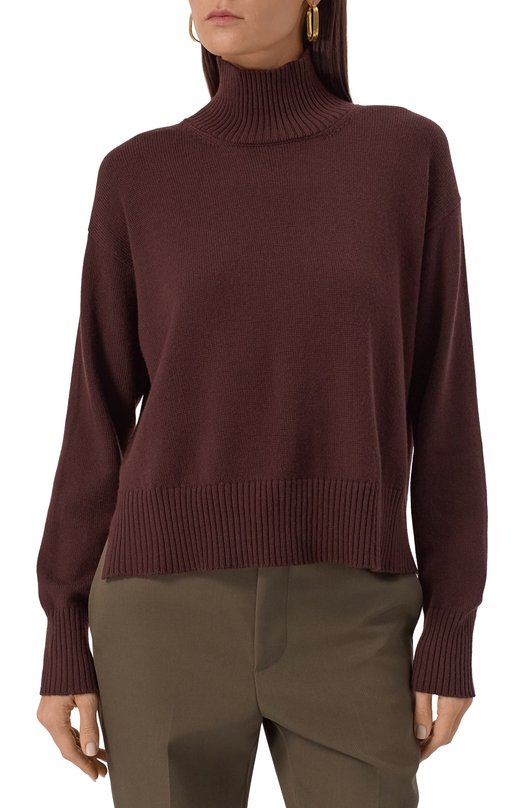 Шерстяной свитер MVST MKNSW030_1A/ME24069A Коричневый  MKNSW030_1A/ME24069A Фото 3