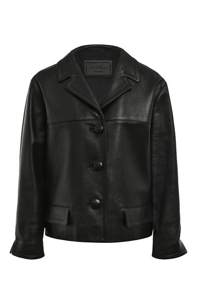 Кожаная куртка PRADA, арт. 58A005-1AOI-F0002, фото 1