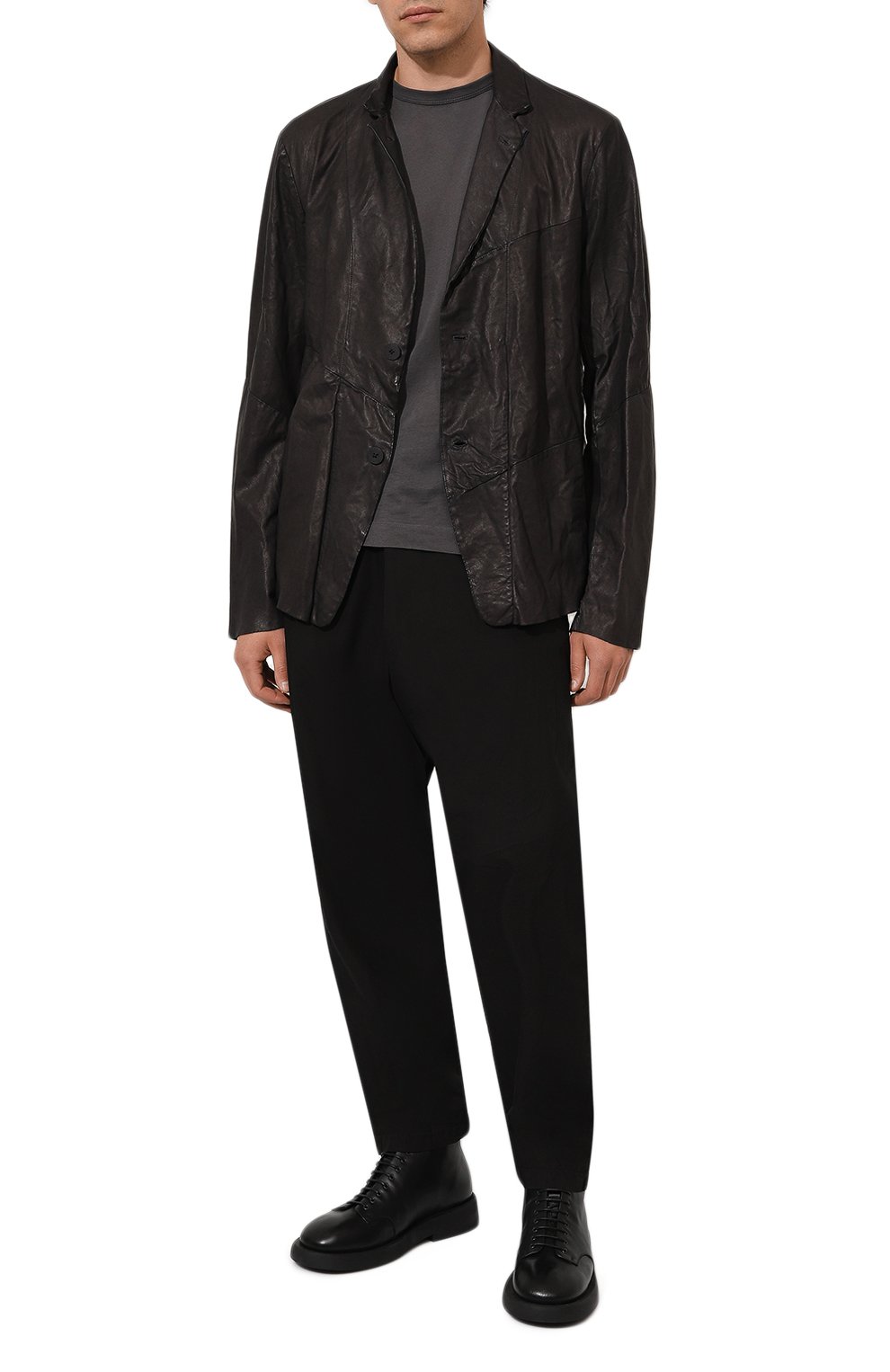 Кожаная куртка TRANSIT, арт. CFUTRWQ260, фото 2