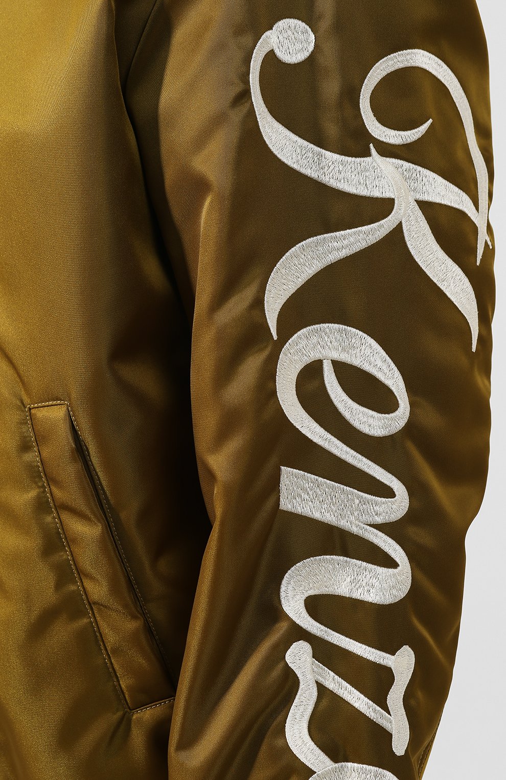 Бомбер KENZO хаки цвета по цене 48850 руб., арт. FA55BL1911NB, фото 5 Бомбер KENZO, арт. FA55BL1911NB, фото 5