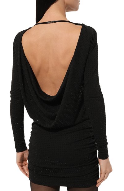 Платье с отделкой стразами VERSACE JEANS COUTURE, арт. 77HA0901/J0124, фото 4