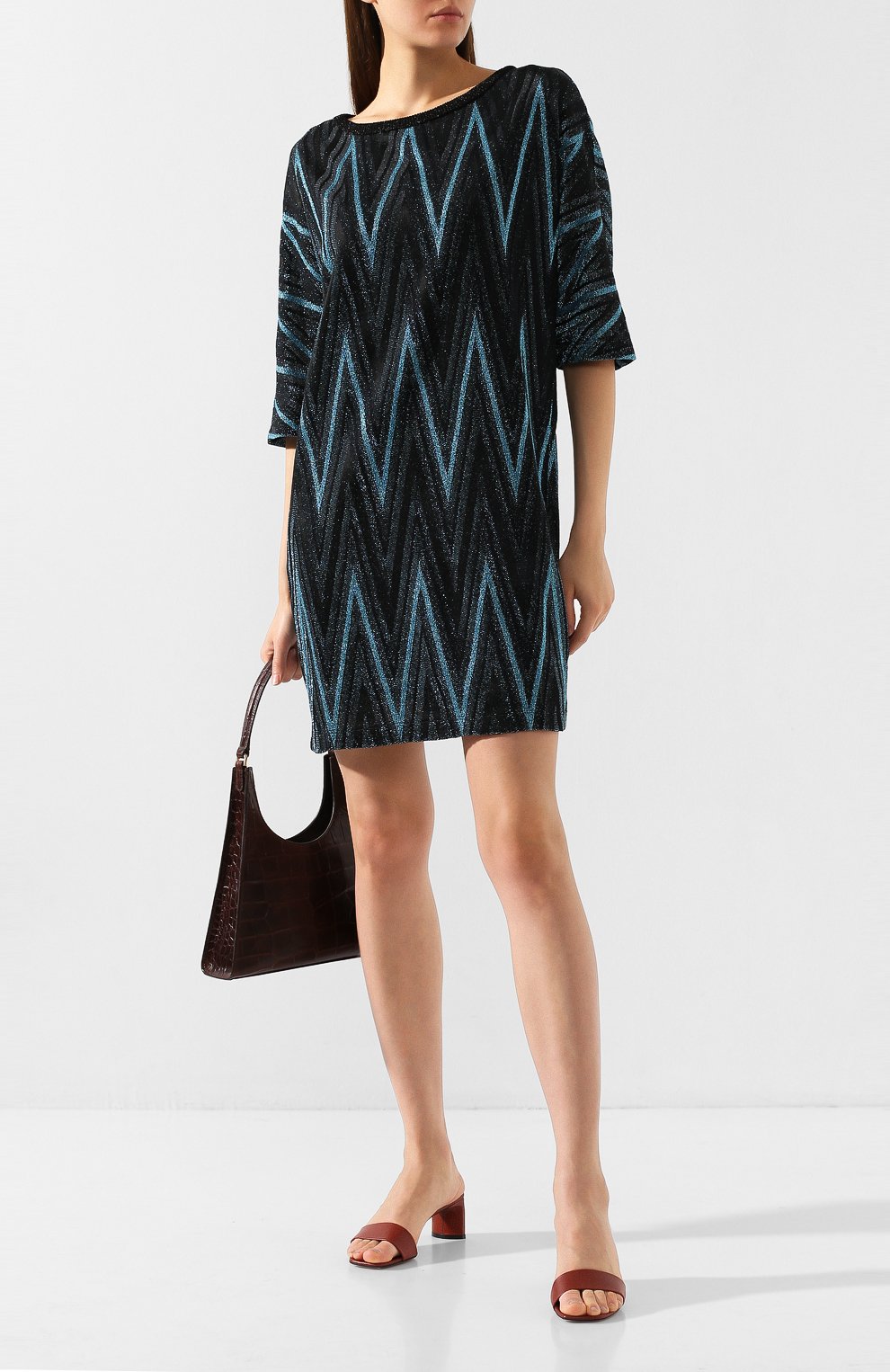 Платье из смеси вискозы и хлопка M MISSONI, арт. 2DG00141/2J000W, фото 2