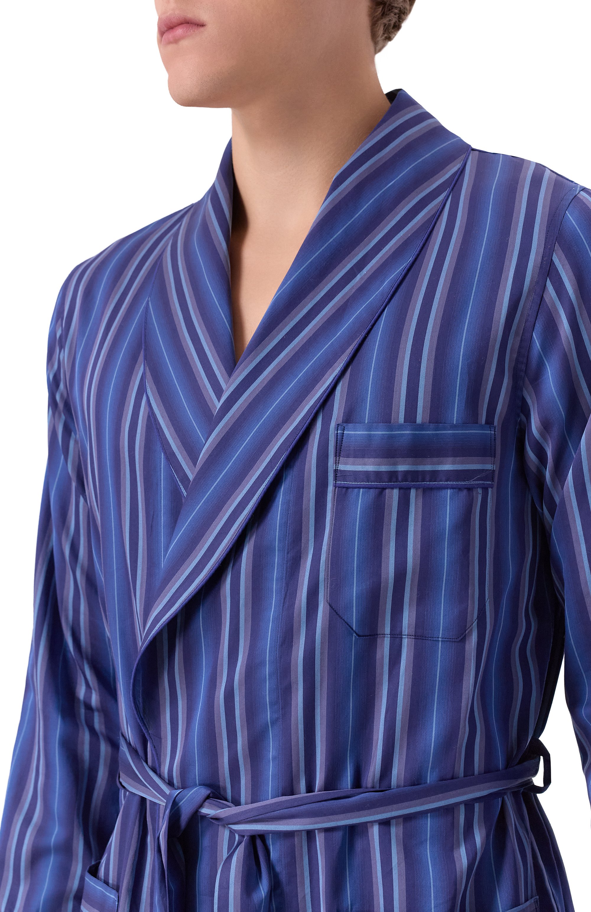 Хлопковый халат ROBERTO RICETTI, арт. VESTAGLIA R0BE LUNGA/0R035312, фото 4