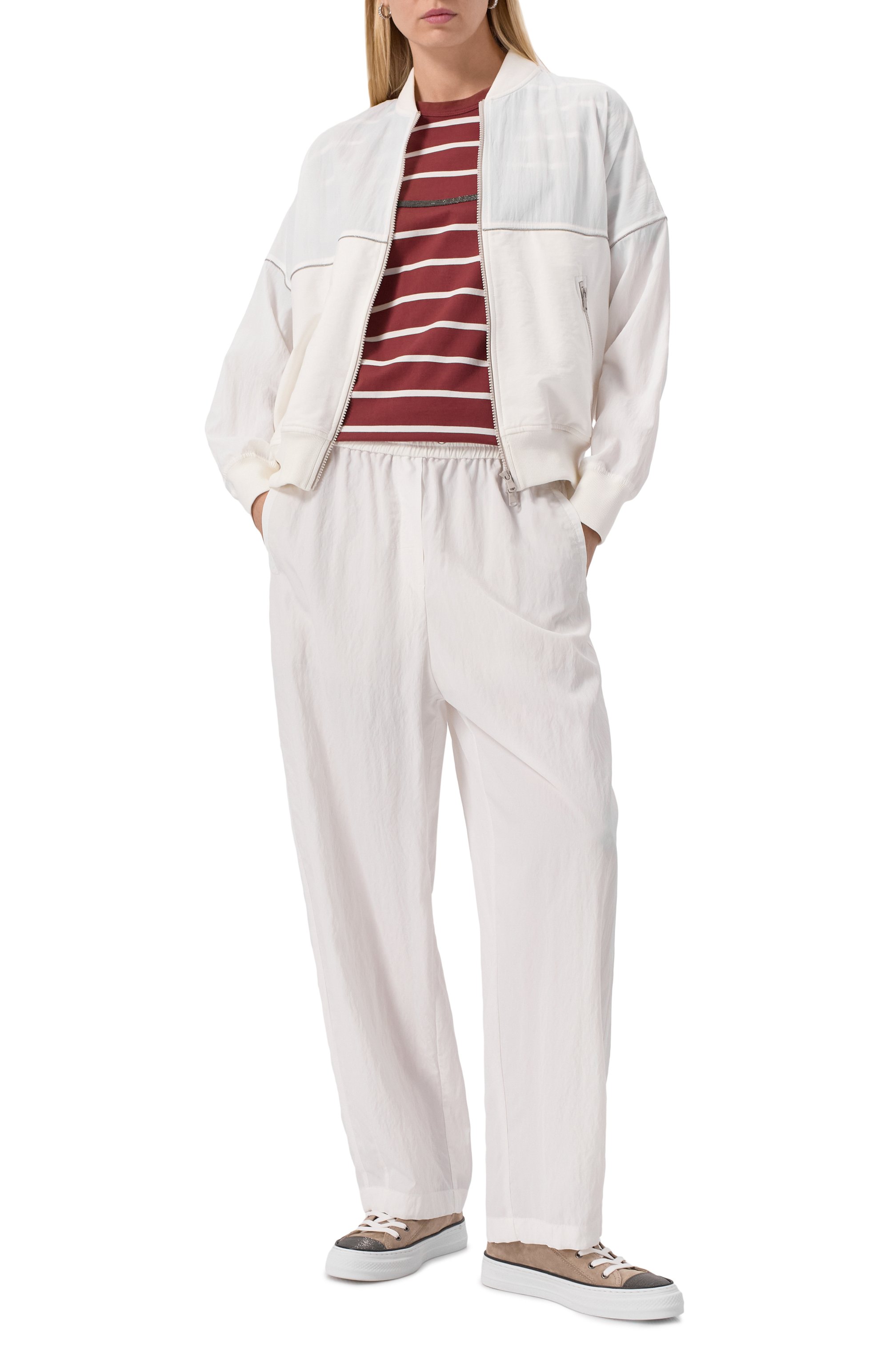 Хлопковая футболка BRUNELLO CUCINELLI, арт. ML908HD400, фото 2