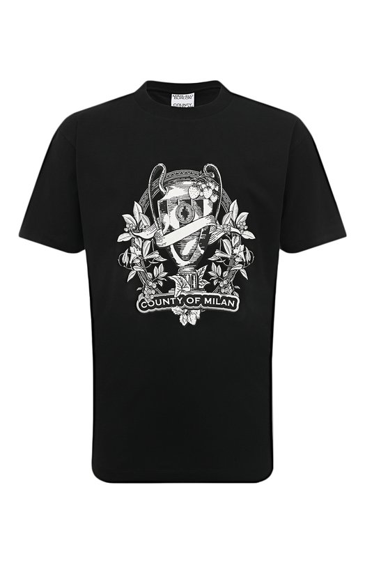 

Хлопковая футболка Marcelo Burlon, Чёрно-белый