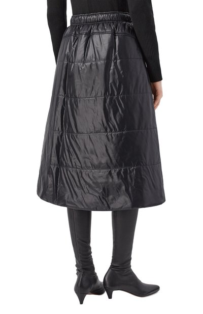 Утепленная юбка JUUN.J черного цвета по цене 69950 руб., арт. JW5Y27W04, фото 4 Утепленная юбка JUUN.J, арт. JW5Y27W04, фото 4