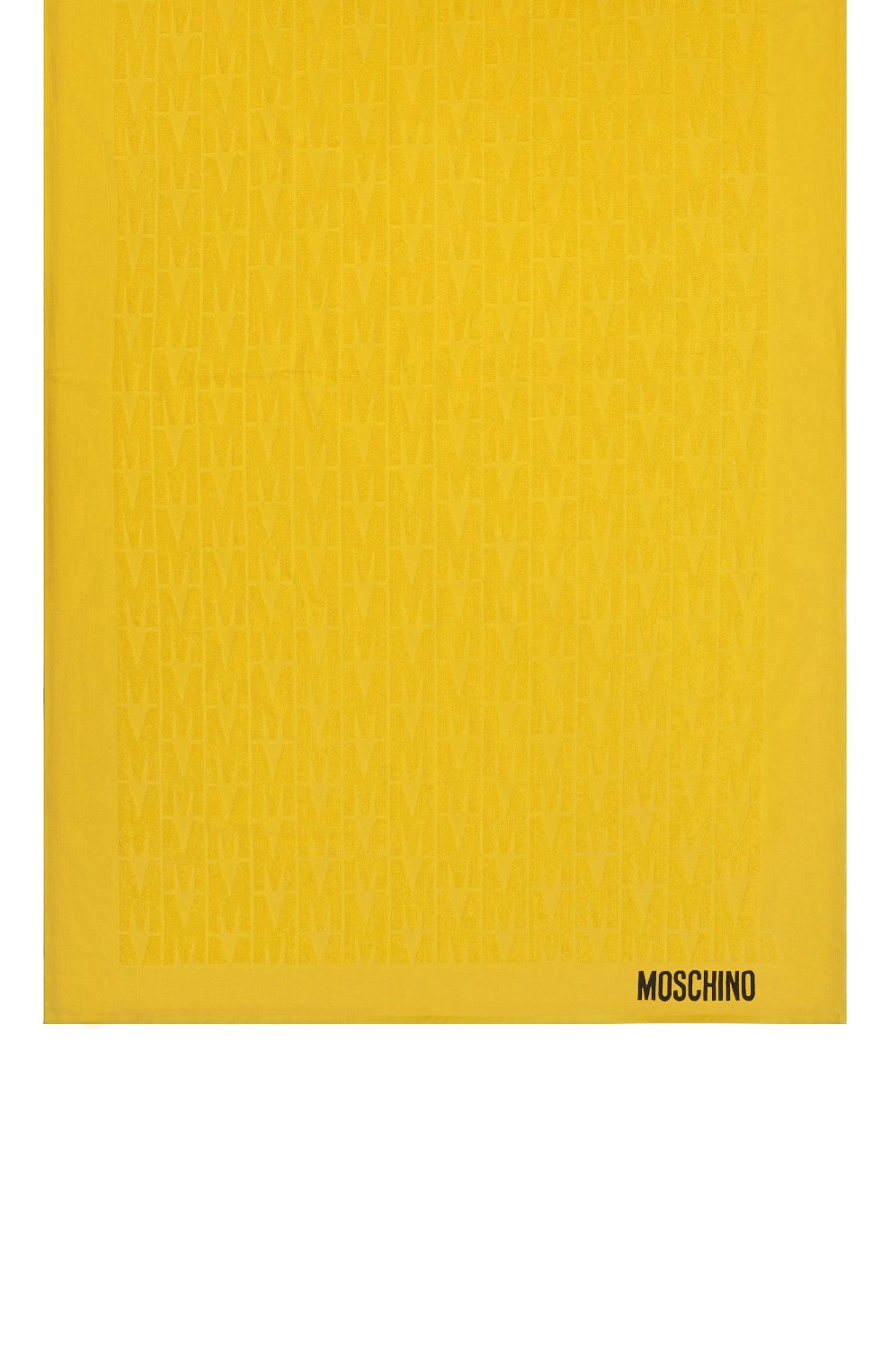 Хлопковое полотенце MOSCHINO желтого цвета по цене 13800 руб., арт. A4306/9429, фото 3 Хлопковое полотенце MOSCHINO, арт. A4306/9429, фото 3