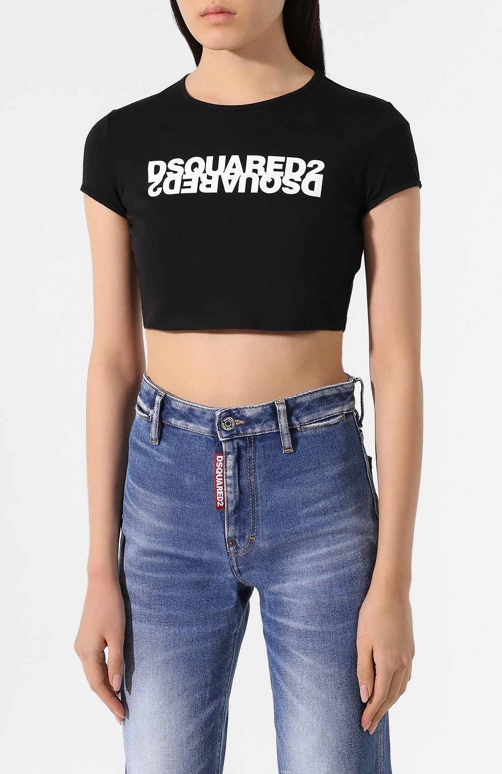 Хлопковая футболка DSQUARED2, арт. S75GD0087/S22427, фото 3