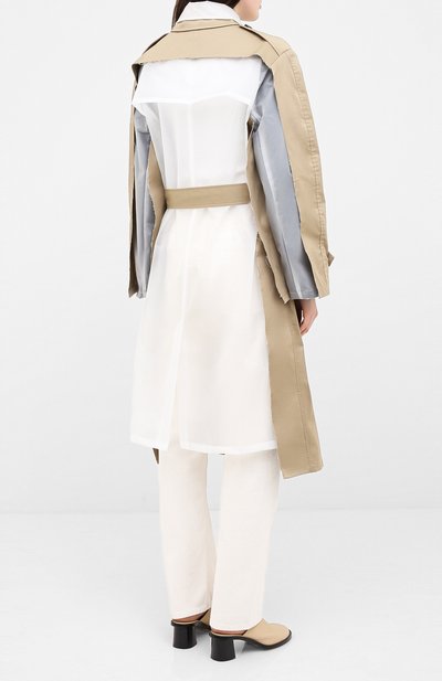 Тренч VETEMENTS, арт. WAH21JA007 1007/TRANSPARENT/BEIGE, фото 4