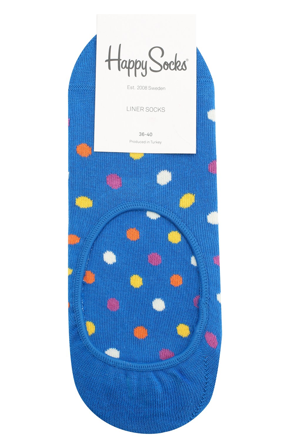 Подследники dot liner sock HAPPY SOCKS разноцветного цвета по цене 590 руб., арт. DOT06, фото 1 Подследники dot liner sock HAPPY SOCKS, арт. DOT06, фото 1