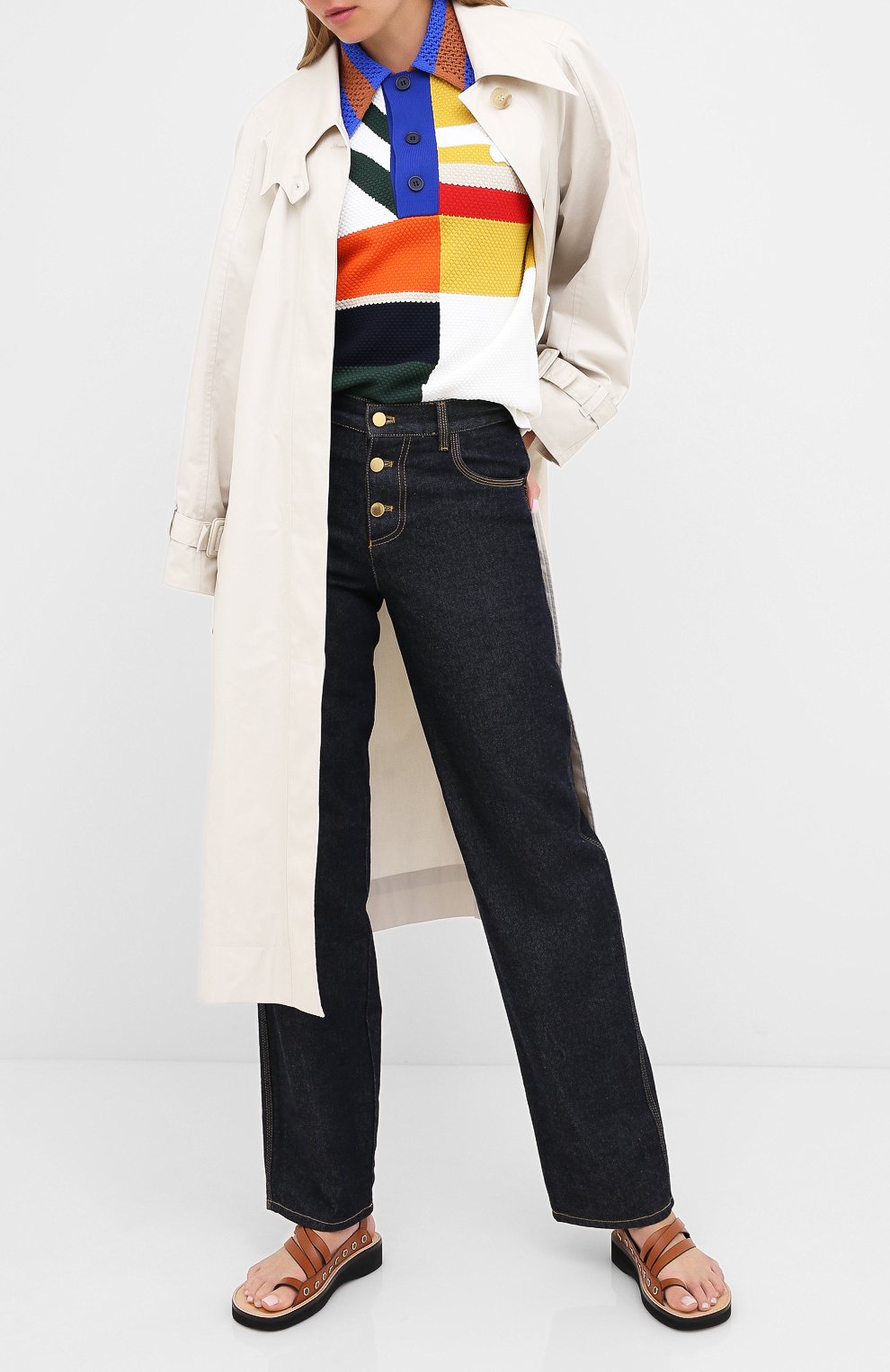 Поло LACOSTE разноцветного цвета по цене 48480 руб., арт. PH8134, фото 2 Поло LACOSTE, арт. PH8134, фото 2