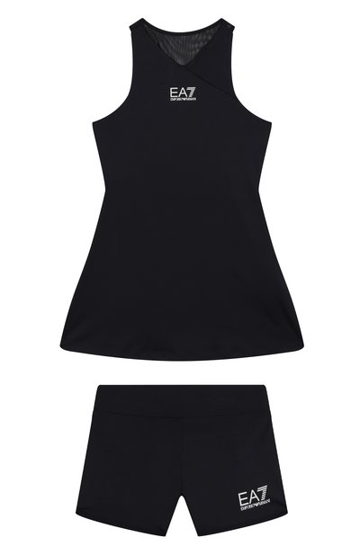 Комплект из платья и шорт EA7, арт. 8NFA51/FJGBZ