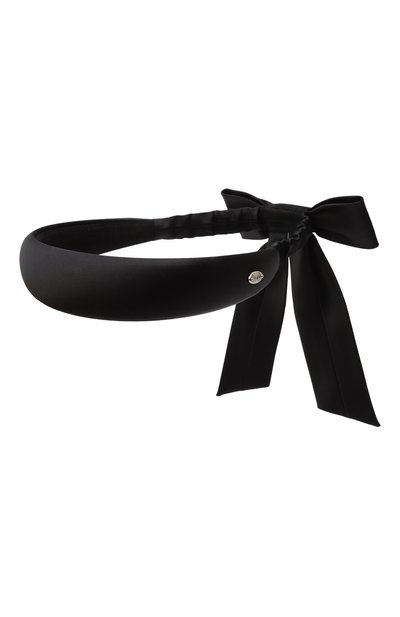 Ободок для волос PANFIL черного цвета по цене 14000 руб., арт. 0-BND-BL, фото 3 Ободок для волос PANFIL, арт. 0-BND-BL, фото 3