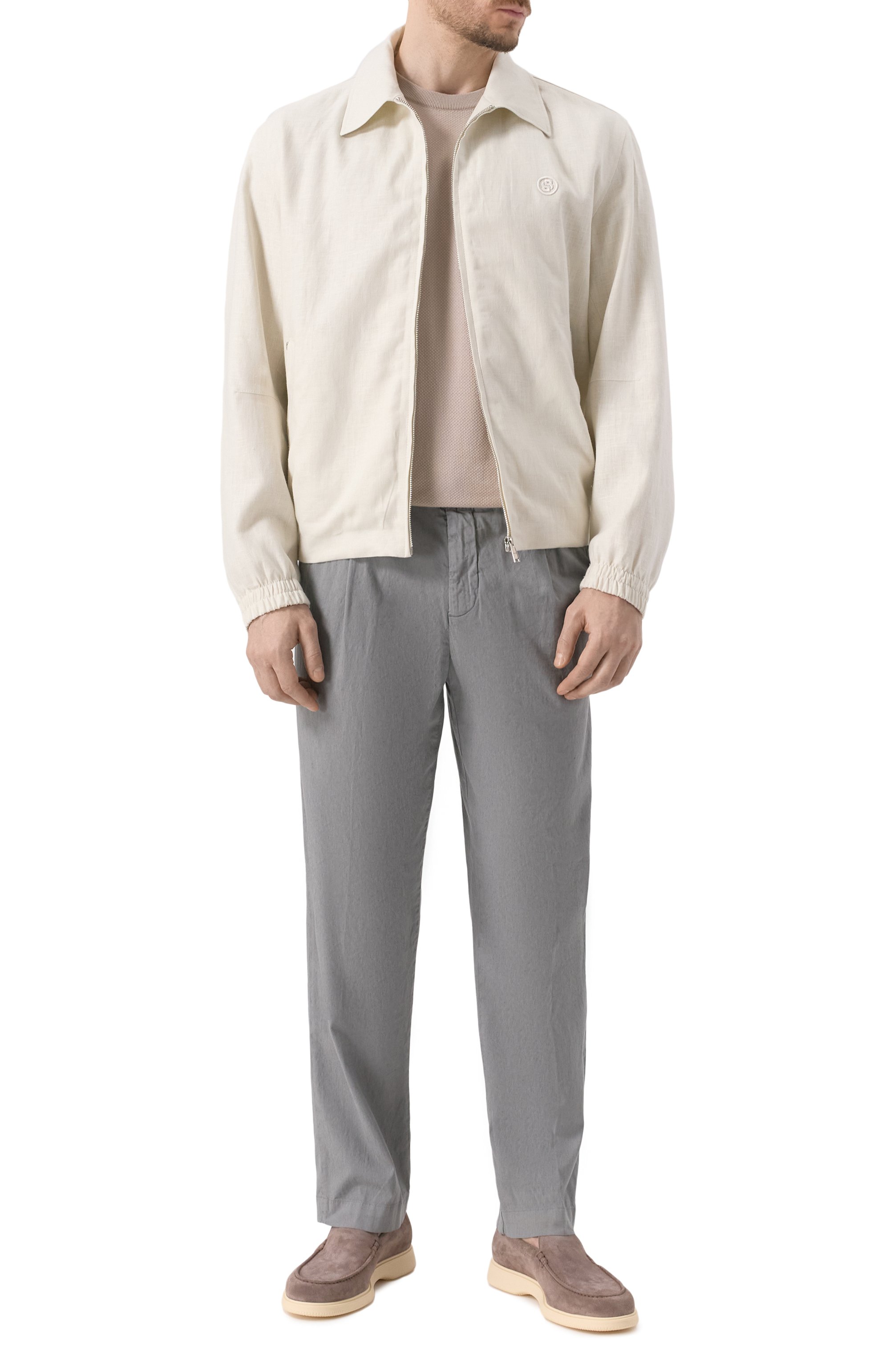 Брюки из хлопка и льна WHITE SAND, арт. 25SU67/11, фото 2