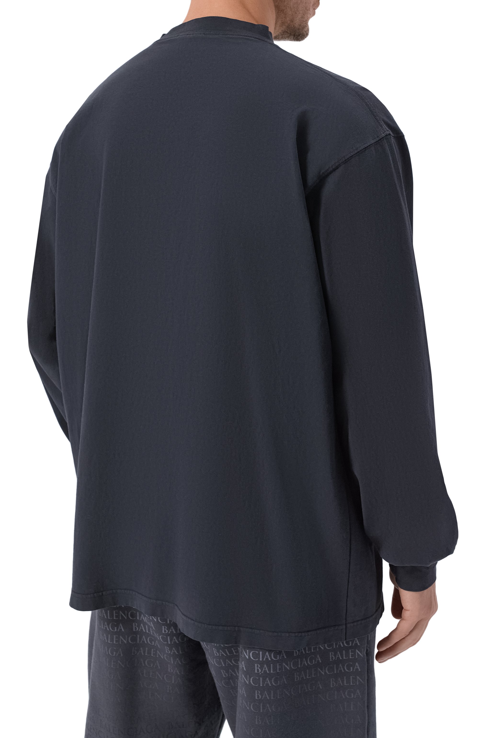 Хлопковый лонгслив BALENCIAGA, арт. 850404/TTVM7, фото 4