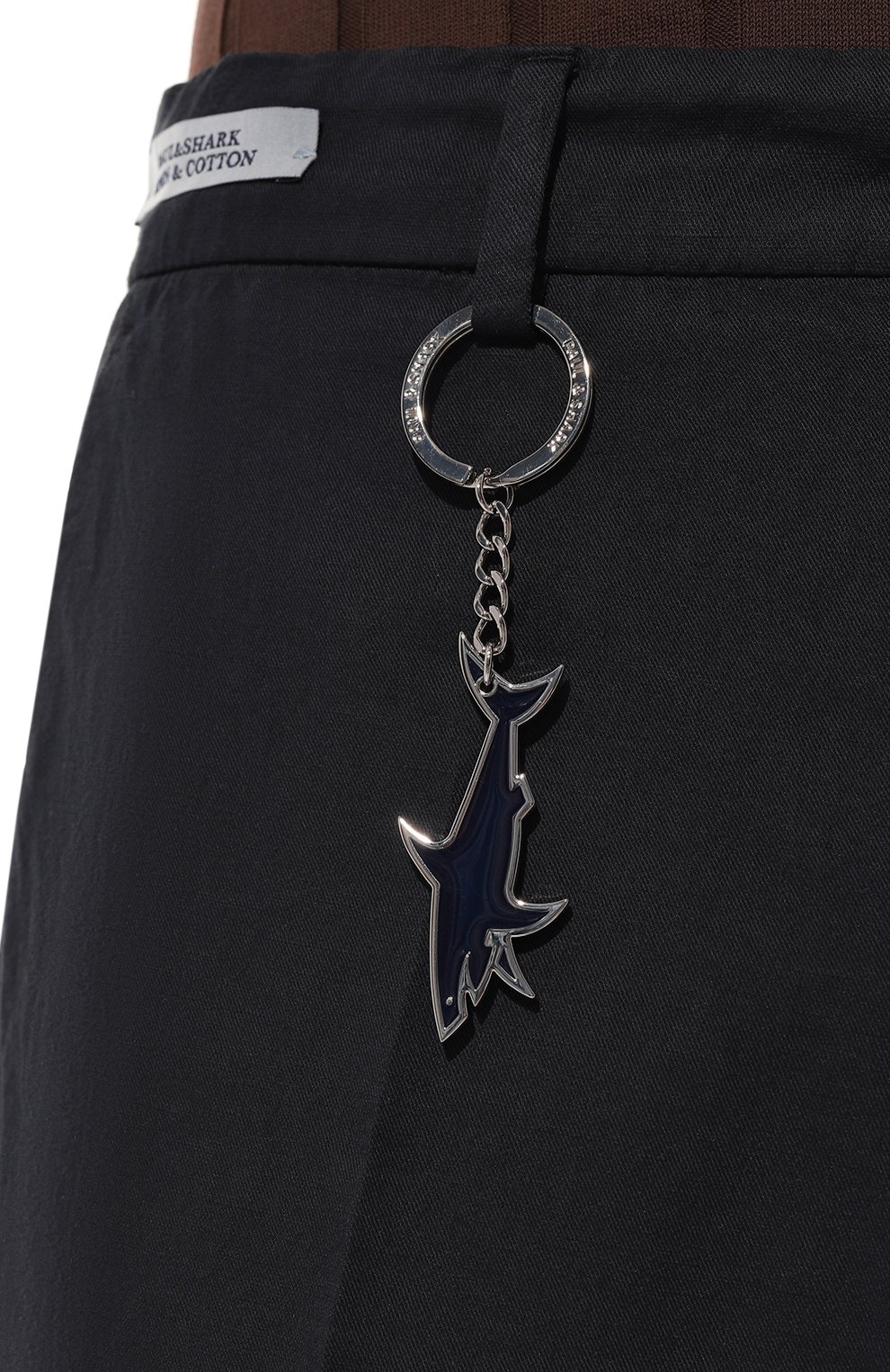 Брюки из хлопка и льна PAUL&SHARK темно-синего цвета по цене 35150 руб., арт. 23414033, фото 5 Брюки из хлопка и льна PAUL&SHARK, арт. 23414033, фото 5