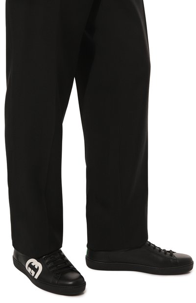 Кожаные кеды ace GUCCI, арт. 625783 1XG70, фото 3