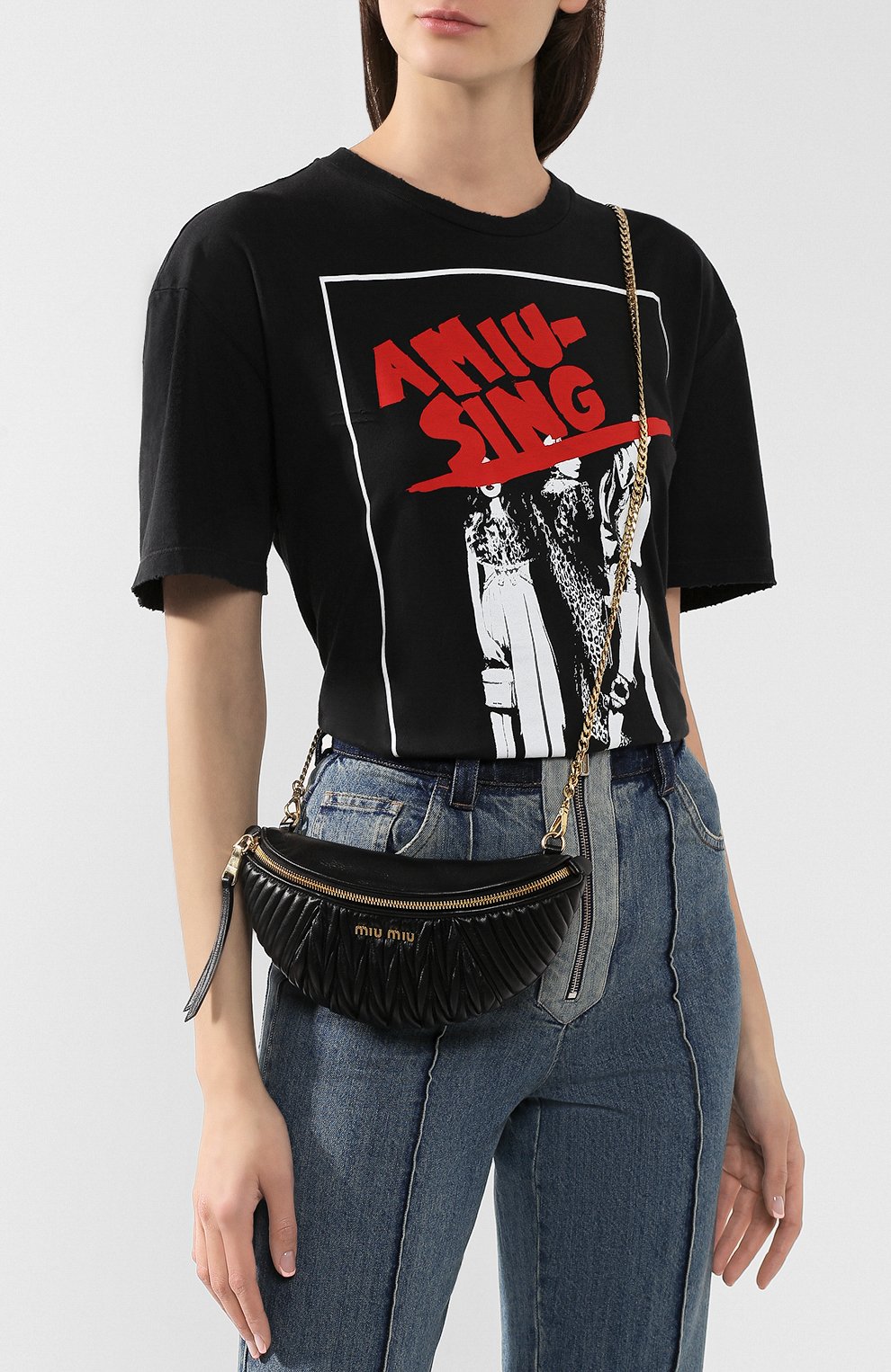 Поясная сумка MIU MIU, арт. 5BL010-N88-F0002-OOO, фото 5