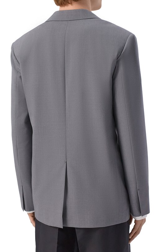 Шерстяной пиджак Jil Sander J22BN0279/J40249 Серый  J22BN0279/J40249 Фото 4