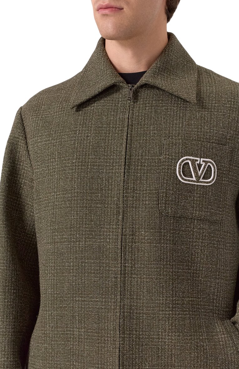 Куртка из шерсти и хлопка VALENTINO, арт. 5V3CJK15ADR, фото 5