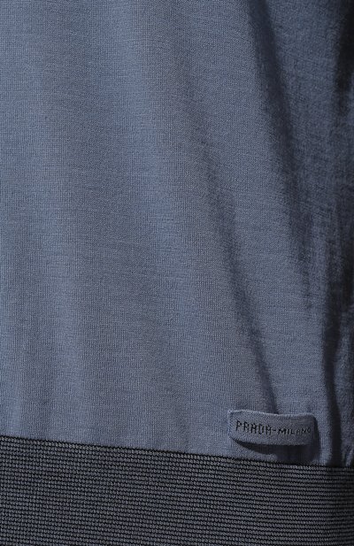 Шерстяная водолазка PRADA, арт. UMR489-1I19-F0154-211, фото 5
