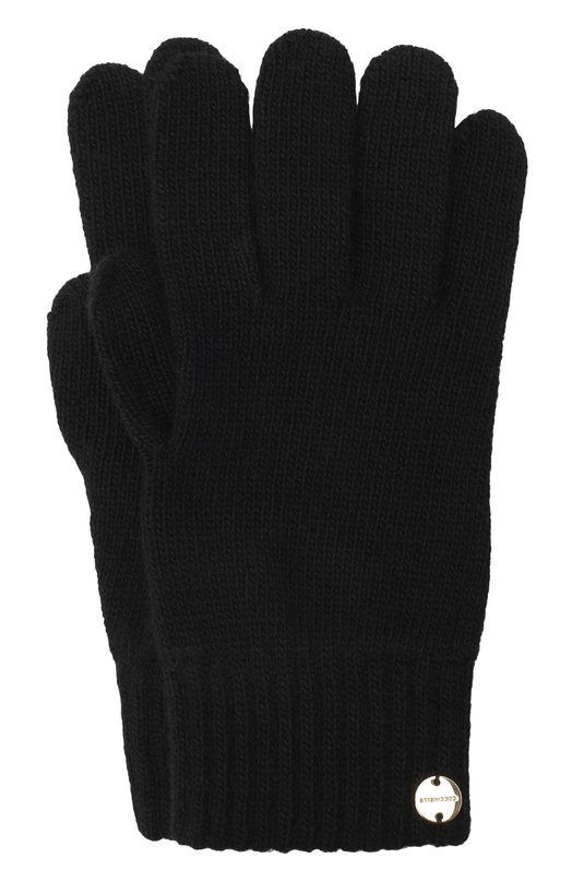 Перчатки из шерсти и вискозы Coccinelle E7 MYA 43 02 01 Чёрный E7 MYA 43 02 01