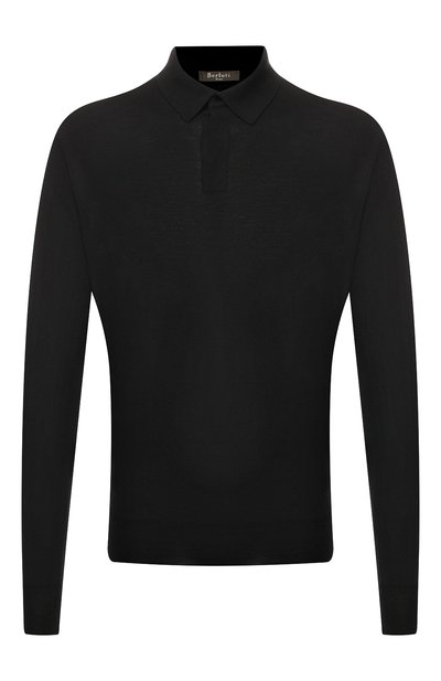 Шерстяное поло с длинными рукавами и воротником на молнии BERLUTI, арт. R14KPL11-YADK, фото 1