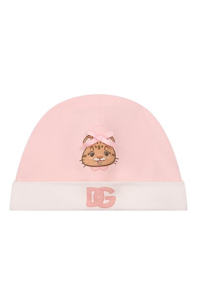 Комплект из трех предметов DOLCE & GABBANA светло-розового цвета по цене 59900 руб., арт. L2J04T/G7PN0, фото 4 Комплект из трех предметов DOLCE & GABBANA, арт. L2J04T/G7PN0, фото 4