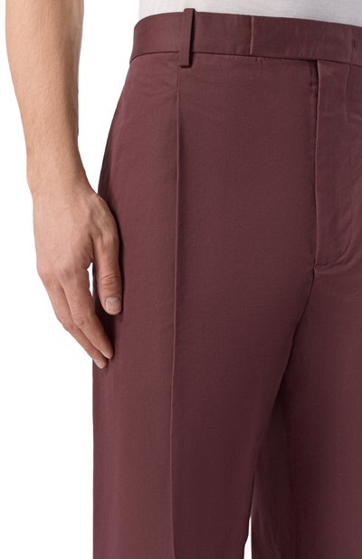 Брюки из хлопка и шелка JIL SANDER, арт. J22KA0327/J45266, фото 5