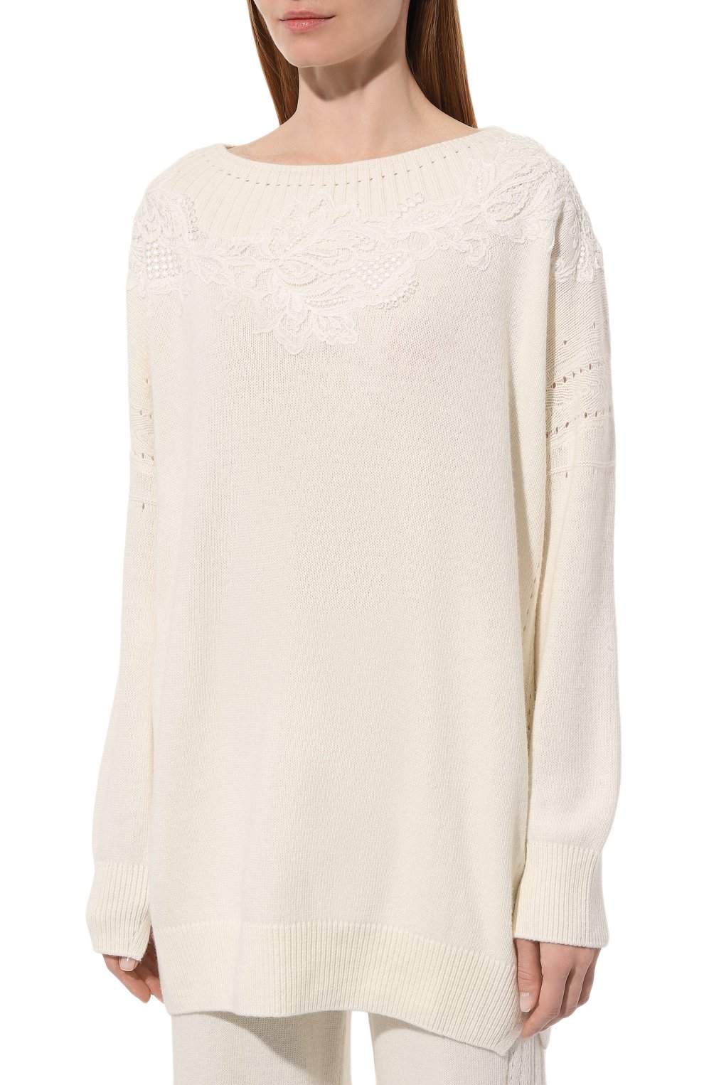 Пуловер из вискозы и шерсти ERMANNO SCERVINO, арт. D434M501APDAN, фото 3