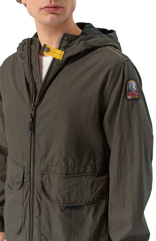 Хлопковая куртка Parajumpers 26SM-PM JKR M02 Хаки  26SM-PM JKR M02 Фото 5