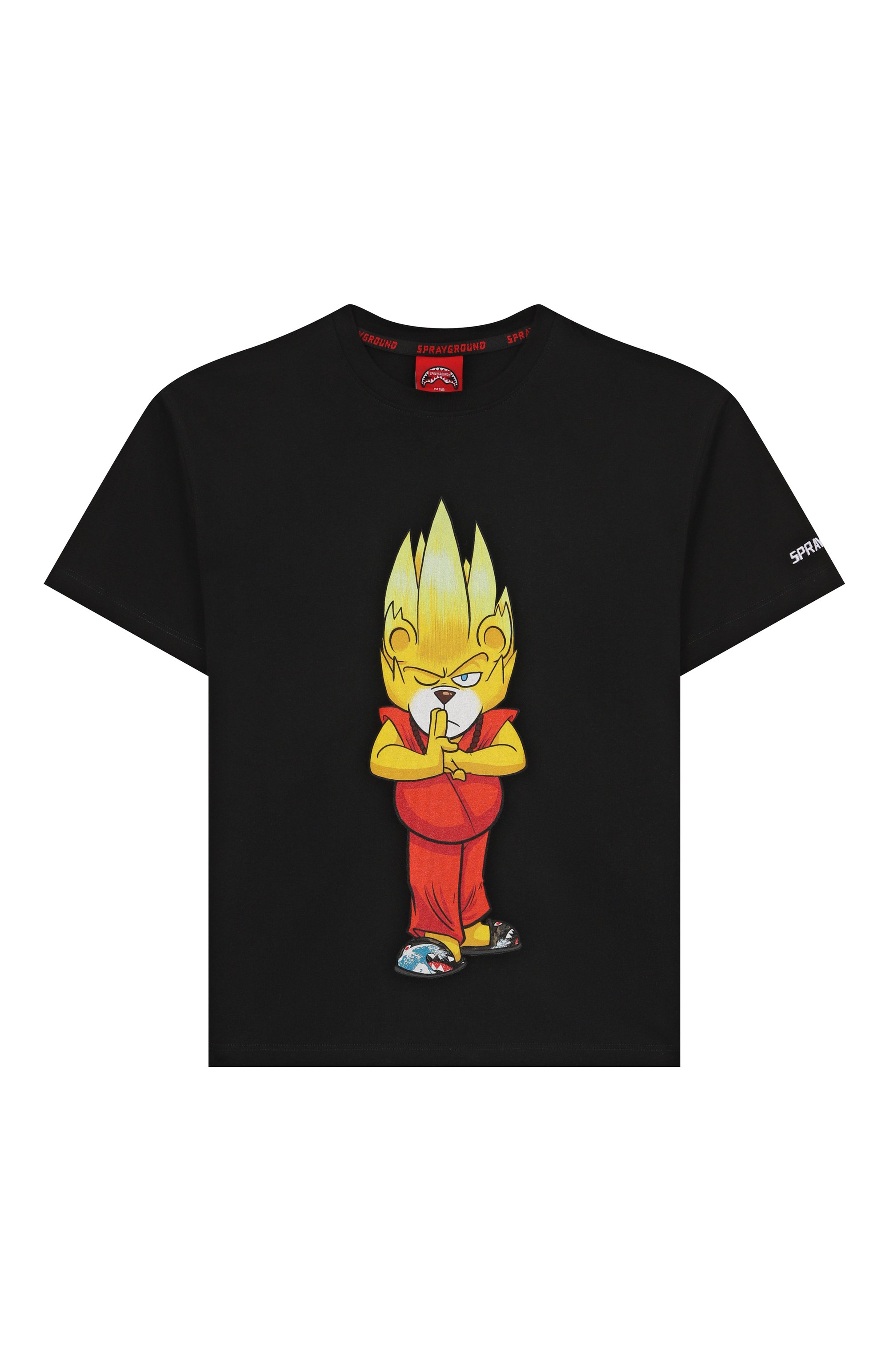 Хлопковая футболка SPRAYGROUND, арт. SPY1377BLK, фото 1