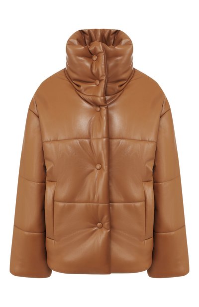 Женская куртка NANUSHKA, арт. HIDE_BR0WN_VEGAN LEATHER