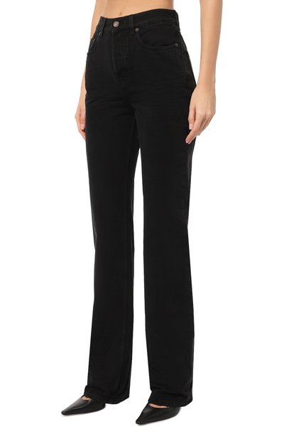 Джинсы SAINT LAURENT черного цвета по цене 110000 руб., арт. 771399/Y16PF, фото 3 Джинсы SAINT LAURENT, арт. 771399/Y16PF, фото 3