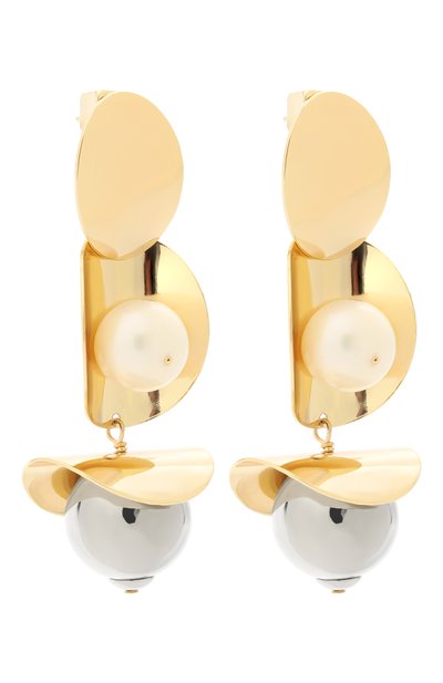 Серьги VIEN золотого цвета по цене 21900 руб., арт. 25-302, фото 3 Серьги VIEN, арт. 25-302, фото 3