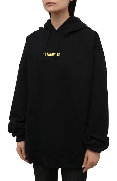 Хлопковое худи VETEMENTS, арт. UE52TR380X 1601/W, фото 3