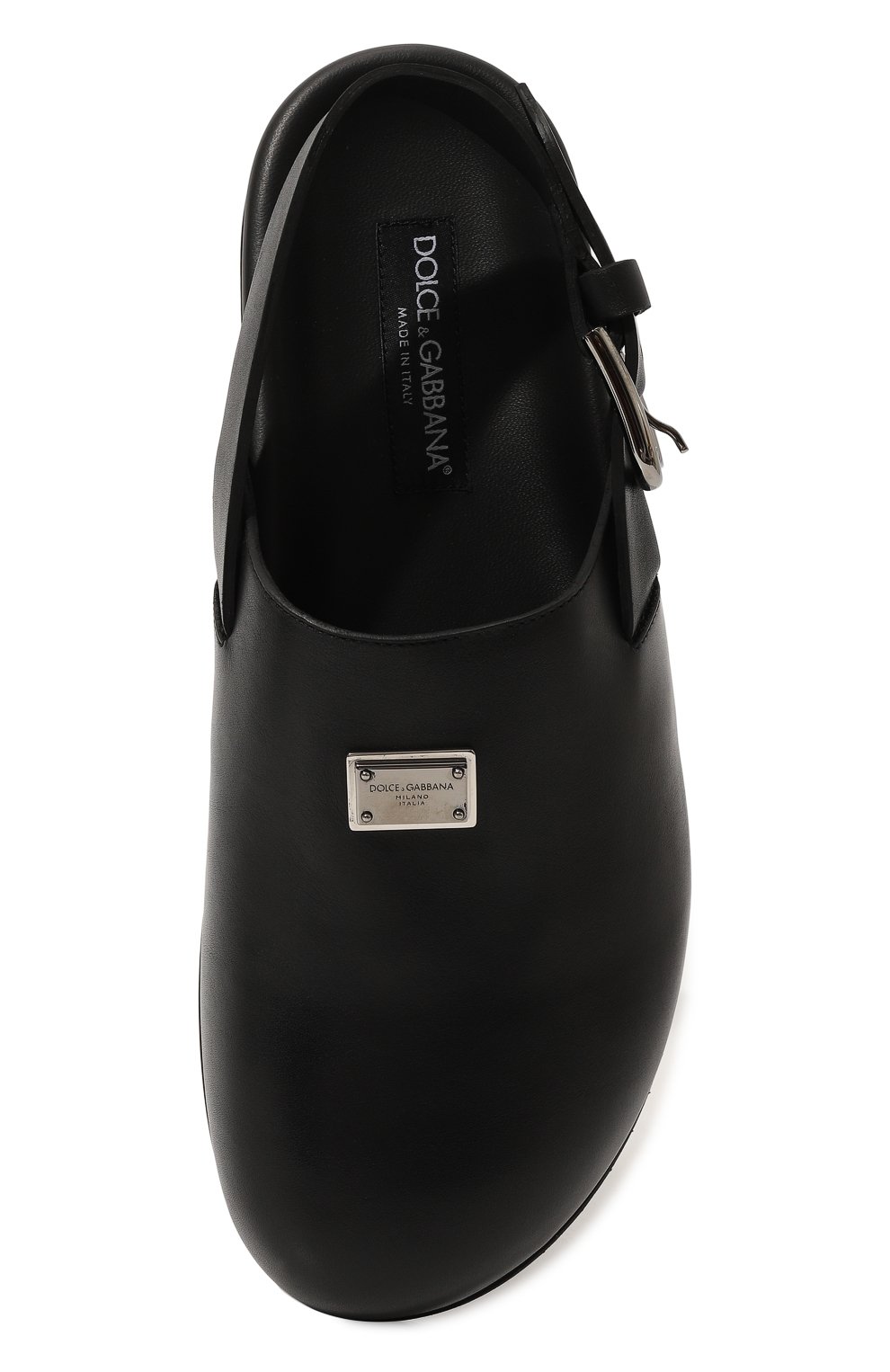 Кожаные сабо DOLCE & GABBANA, арт. A80402/AQ765, фото 6