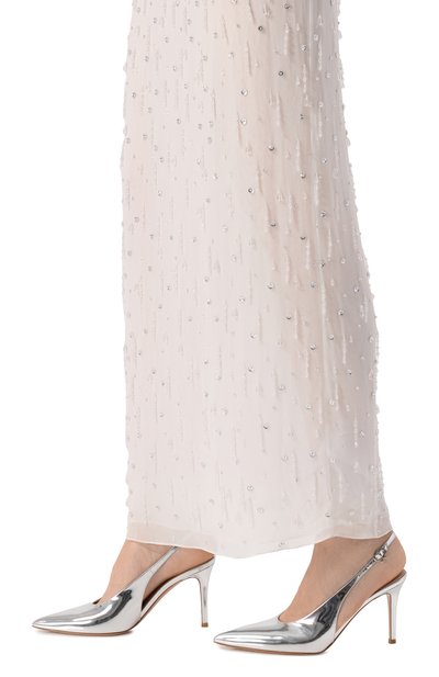 Лакированные туфли robbie sling 85 GIANVITO ROSSI, арт. G95461.85RIC.METARGE, фото 3