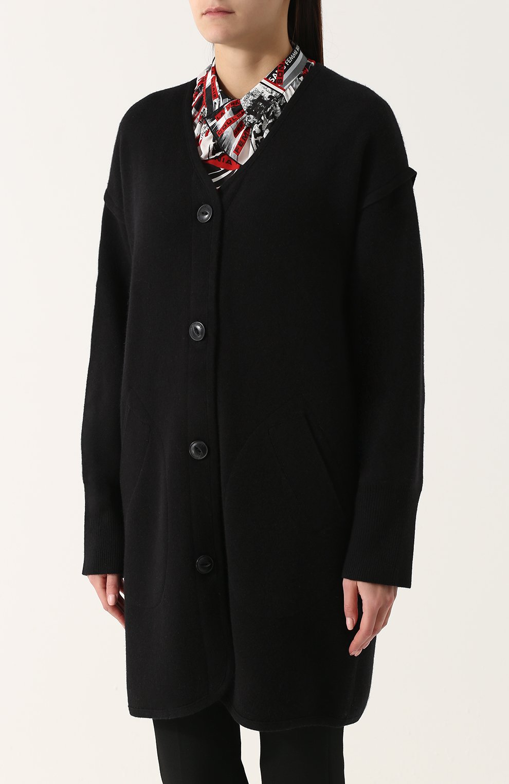 Удлиненный кашемировый кардиган свободного кроя RAG AND BONE, арт. W276636XU, фото 3