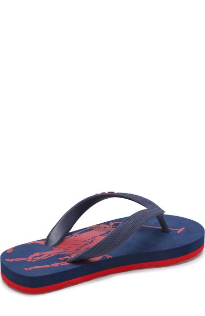 Резиновые шлепанцы с логотипом бренда POLO RALPH LAUREN синего цвета по цене 5750 руб., арт. LANDRY/CHIL, фото 3 Резиновые шлепанцы с логотипом бренда POLO RALPH LAUREN, арт. LANDRY/CHIL, фото 3