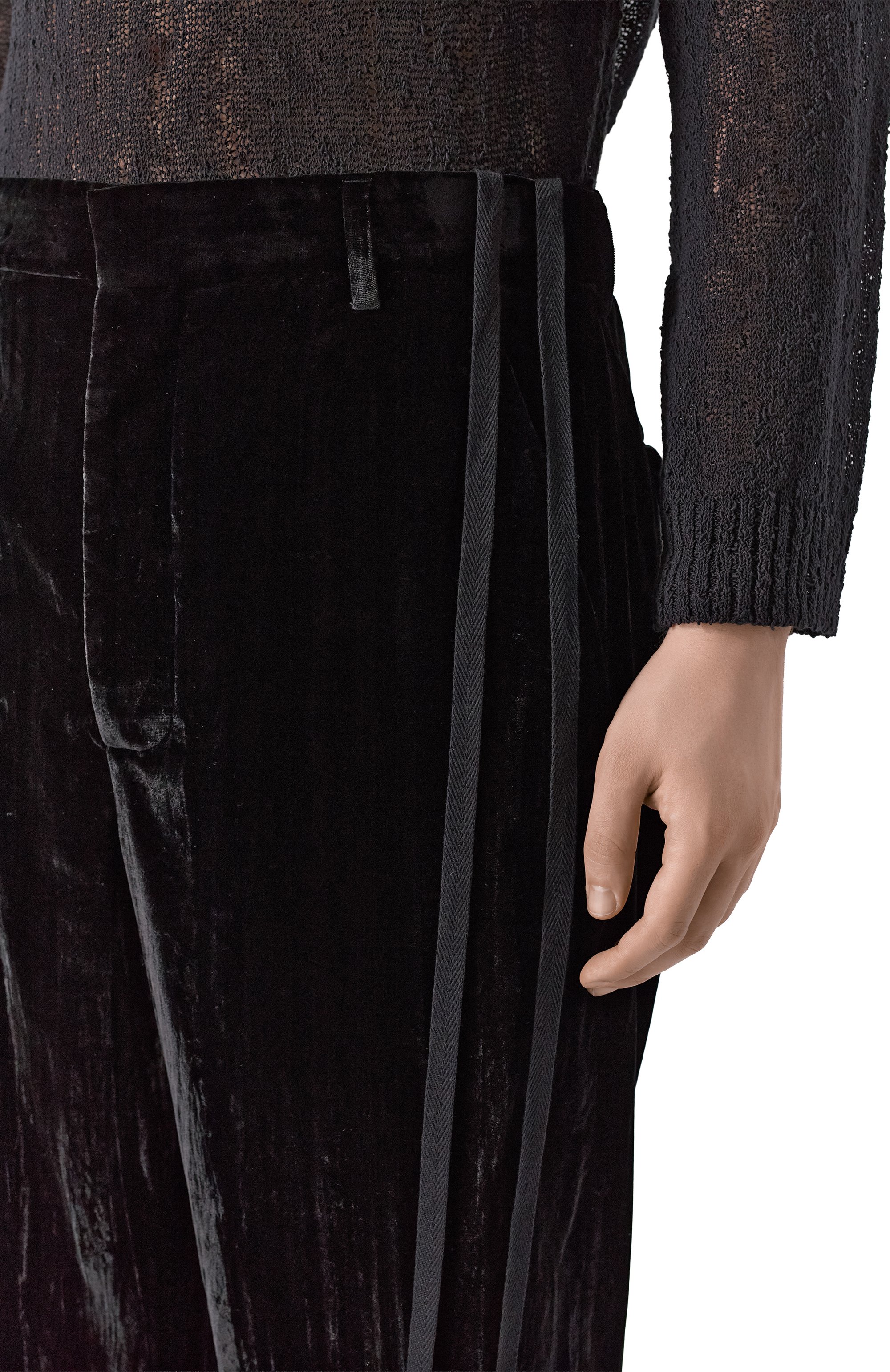 Бархатные брюки ANN DEMEULEMEESTER, арт. B0010304/FA710, фото 5
