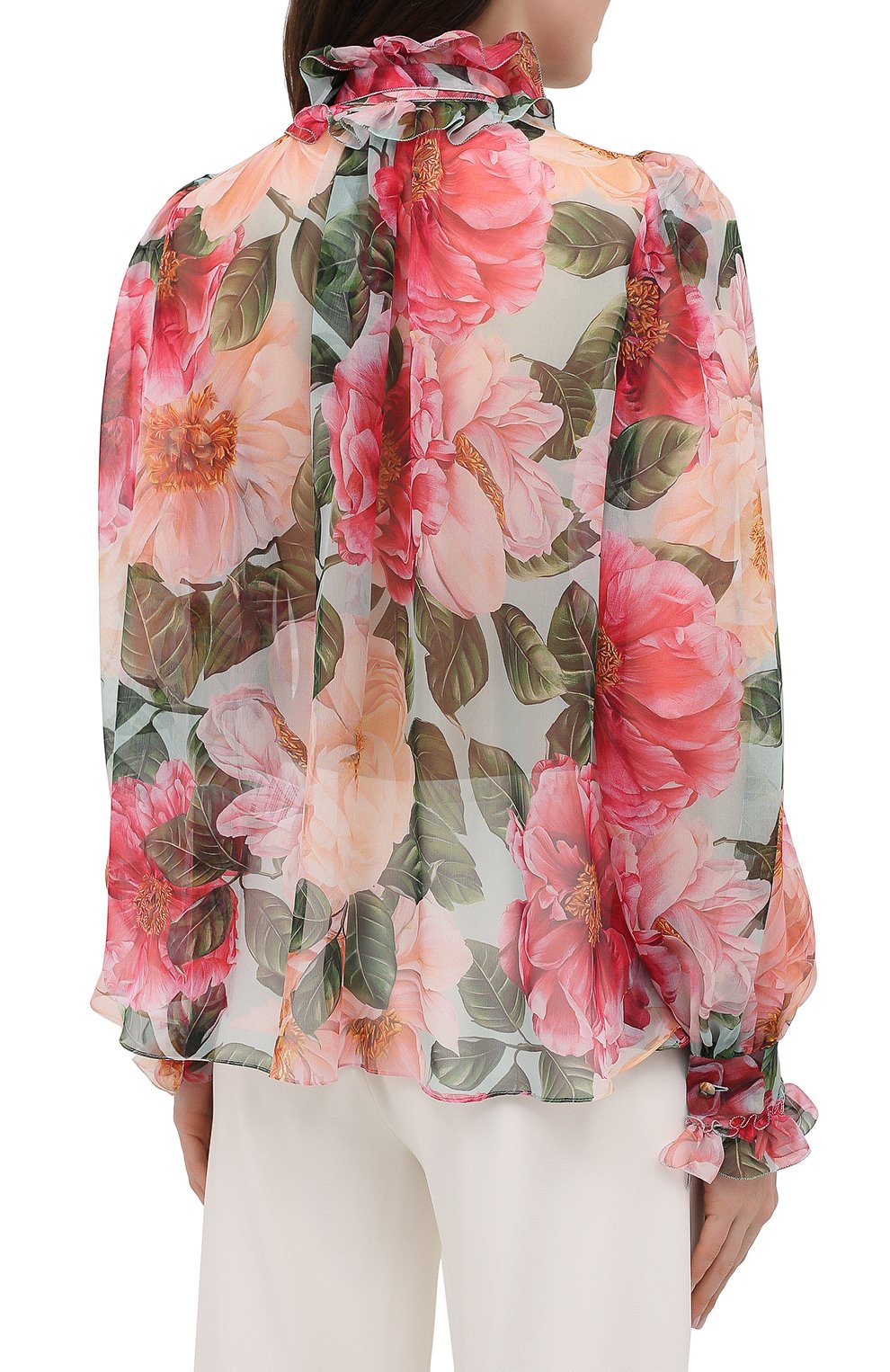 Шелковая блузка DOLCE & GABBANA, арт. F5J60T/IS1E4, фото 4