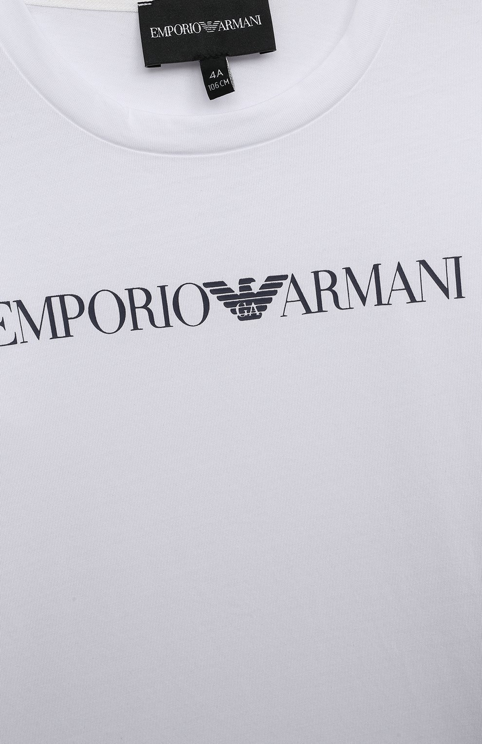 Хлопковый лонгслив EMPORIO ARMANI, арт. 8N4TN6/1JPZZ, фото 3