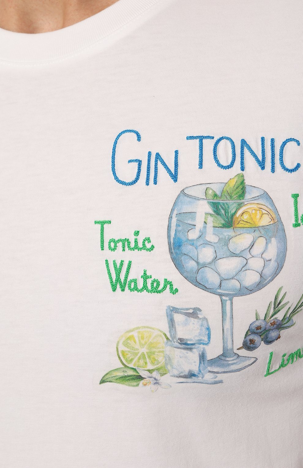 Хлопковая футболка MC2 SAINT BARTH, арт. STBM/TSHIRT MAN/00421D, фото 5