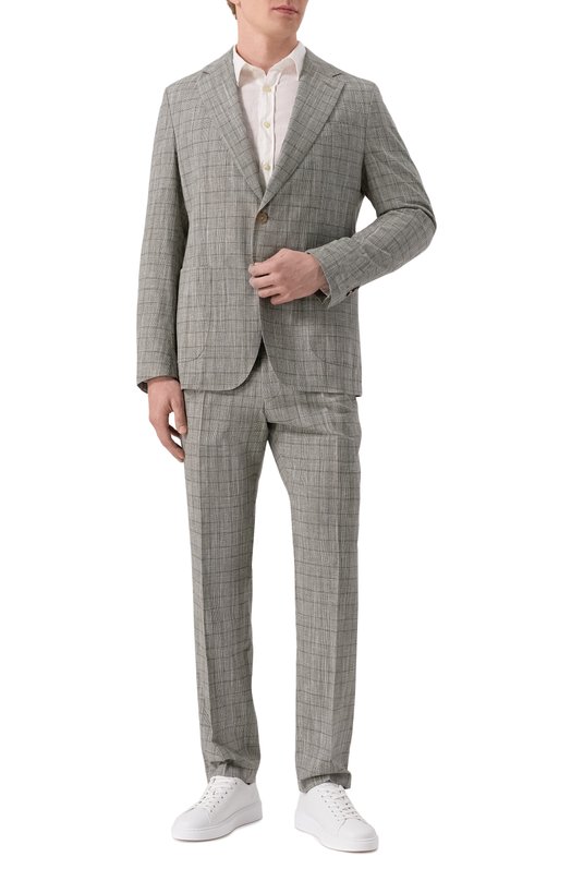 Пиджак из хлопка и шерсти Windsor 13 GI0RN0 10019056/30045435 Зелёный  13 GI0RN0 10019056/30045435 Фото 2