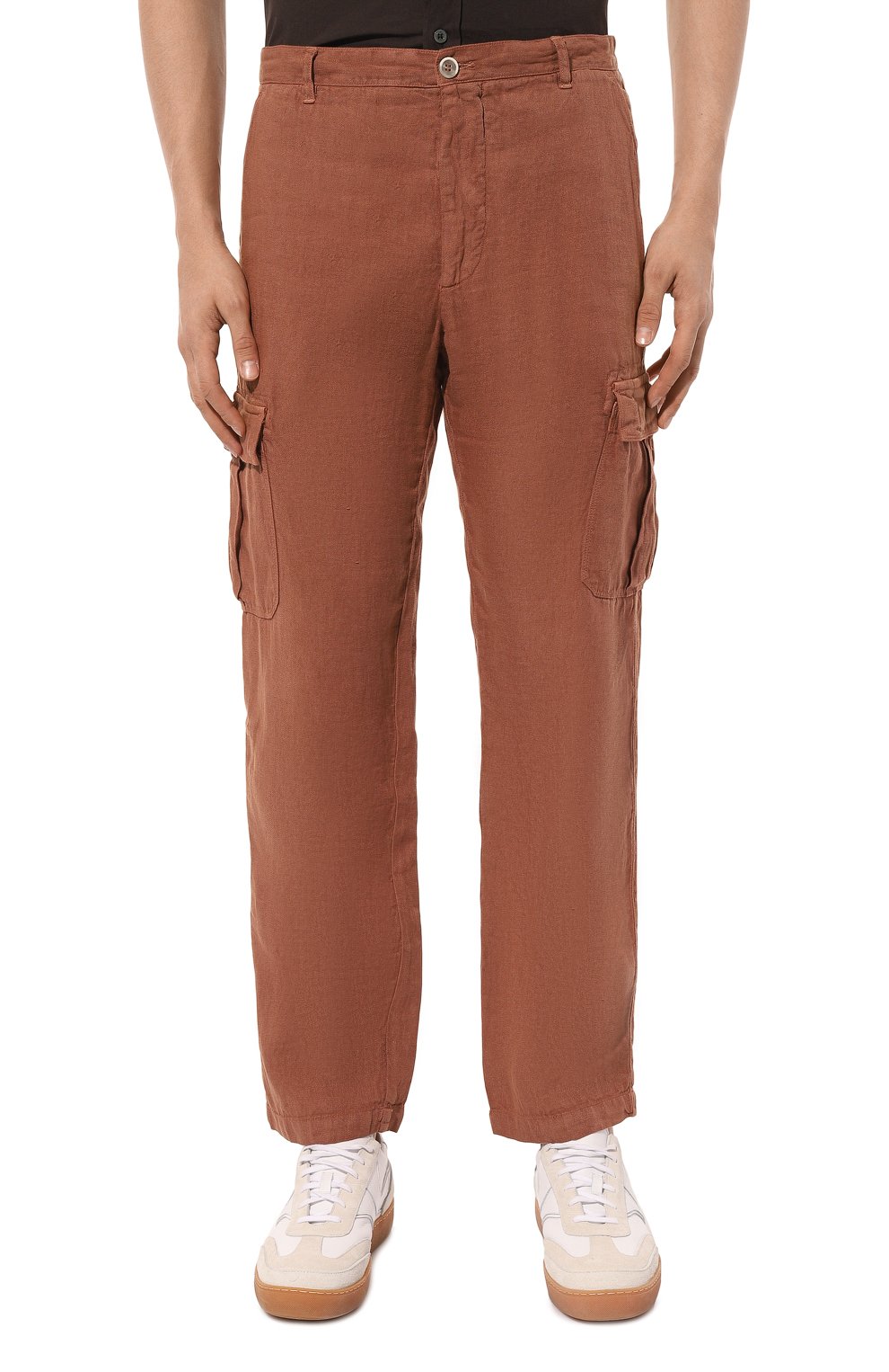 Льняные брюки-карго 120% LINO, арт. 31ALIM29DX/000D943/000, фото 3