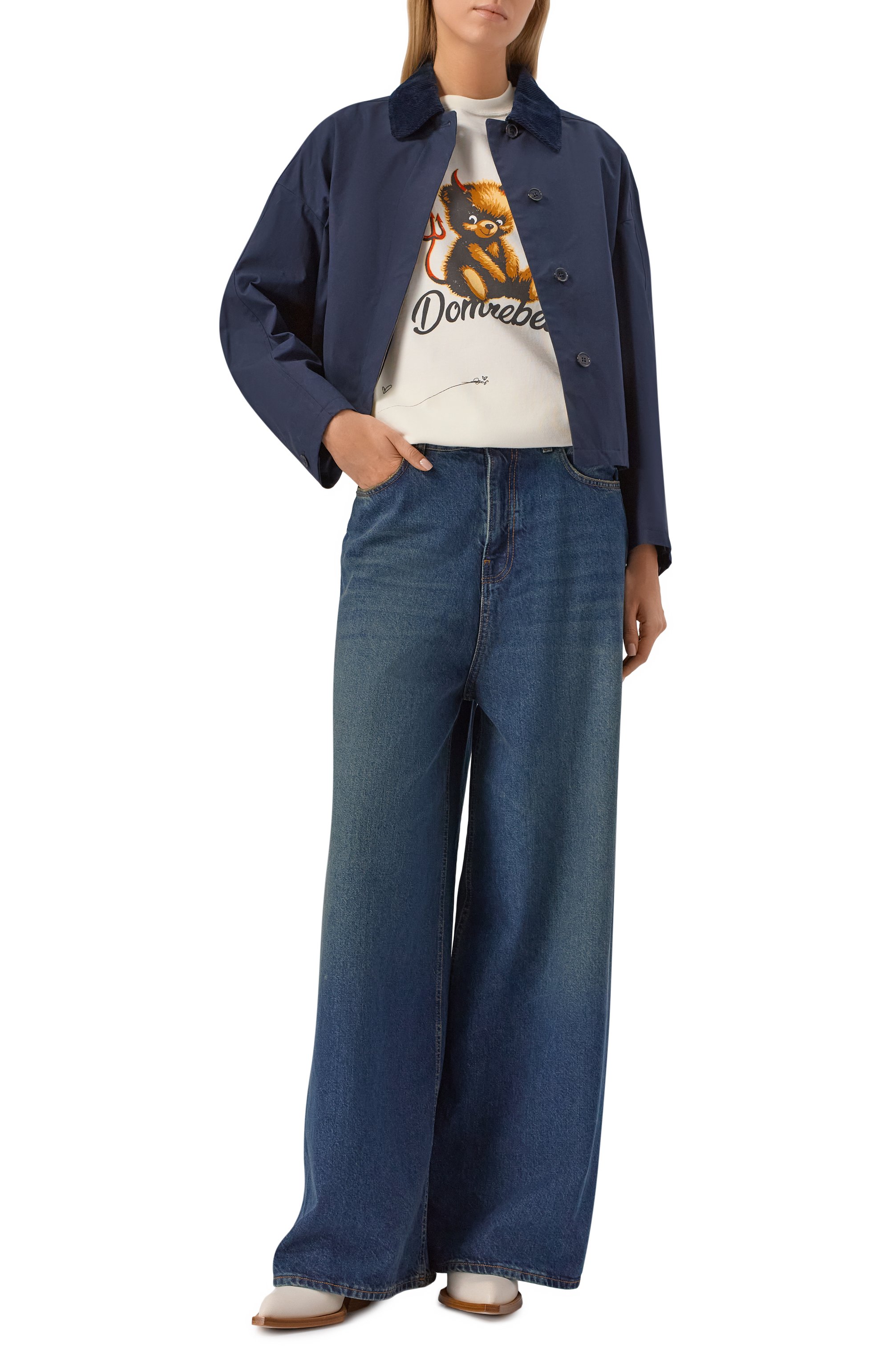 Хлопковая футболка DOMREBEL, арт. DIABL0 BEAR T-SHIRT, фото 2